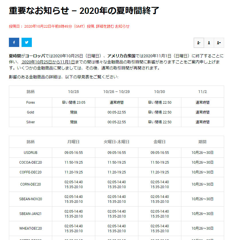 取引時間への影響